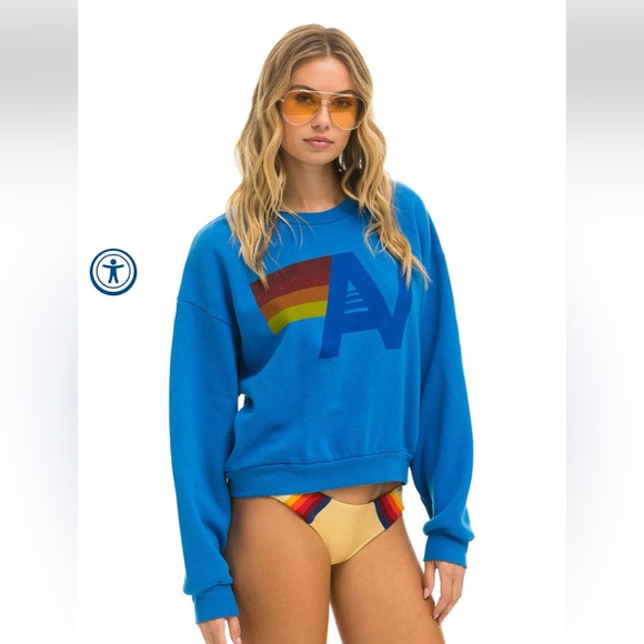 AVIATOR NATION ❤️🧡💛 Sweatshirt - Picture 2 of 8